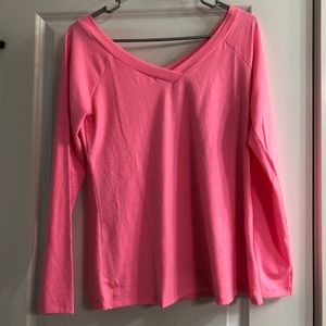 Suzanna top in Pink sunset
